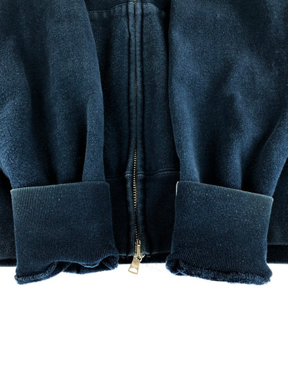 【中古品】【メンズ】 A BATHING APE アベイシングエイプ FULL ZIP WAPPEN HOODIE 001ZPA801001X フルジップ ワッペン フーディー パーカー トップス 142-251028-rt-19-tag サイズ：L カラー：ネイビー 万代Net店