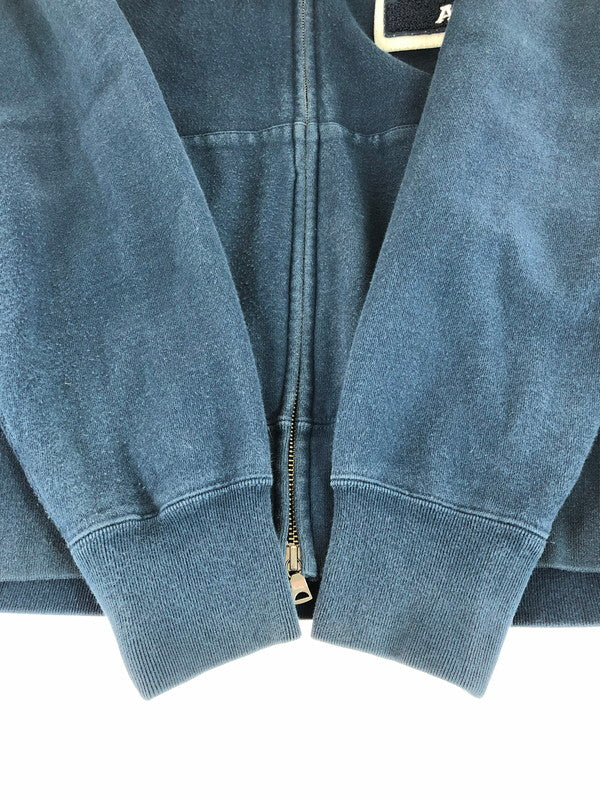 【中古品】【メンズ】 A BATHING APE アベイシングエイプ FULL ZIP WAPPEN HOODIE 001ZPA801001X フルジップ ワッペン フーディー パーカー トップス 142-251028-rt-19-tag サイズ：L カラー：ネイビー 万代Net店