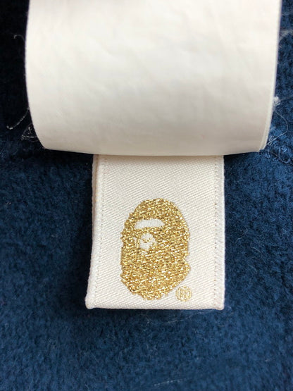 【中古品】【メンズ】 A BATHING APE アベイシングエイプ FULL ZIP WAPPEN HOODIE 001ZPA801001X フルジップ ワッペン フーディー パーカー トップス 142-251028-rt-19-tag サイズ：L カラー：ネイビー 万代Net店