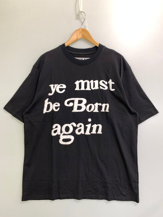 【中古品】【メンズ】 CPFM カクタスプラントフリーマーケット YE MUST BE BORN AGAIN PUFF PRINT TEE パフ プリント Ｔシャツ トップス 142-250718-jt-01-min サイズ：XXL カラー：ブラック 万代Net店