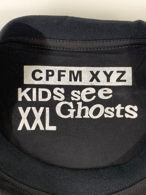 【中古品】【メンズ】 CPFM カクタスプラントフリーマーケット YE MUST BE BORN AGAIN PUFF PRINT TEE パフ プリント Ｔシャツ トップス 142-250718-jt-01-min サイズ：XXL カラー：ブラック 万代Net店