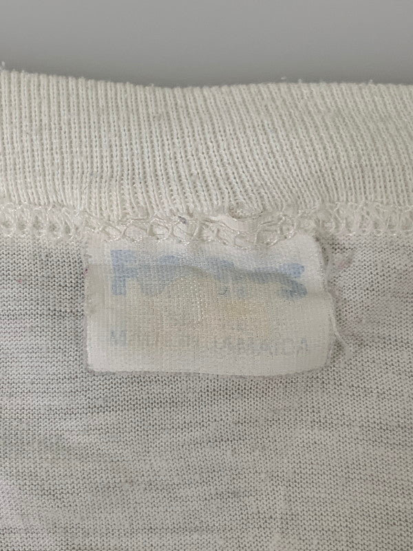 【現状渡し品】【メンズ】 VINTAGE 80S”ONE WORLD ONE LOVE JAMAICA” TEE ショートスリーブ 146-250525-AS-16-min カラー：ホワイト 万代Net店