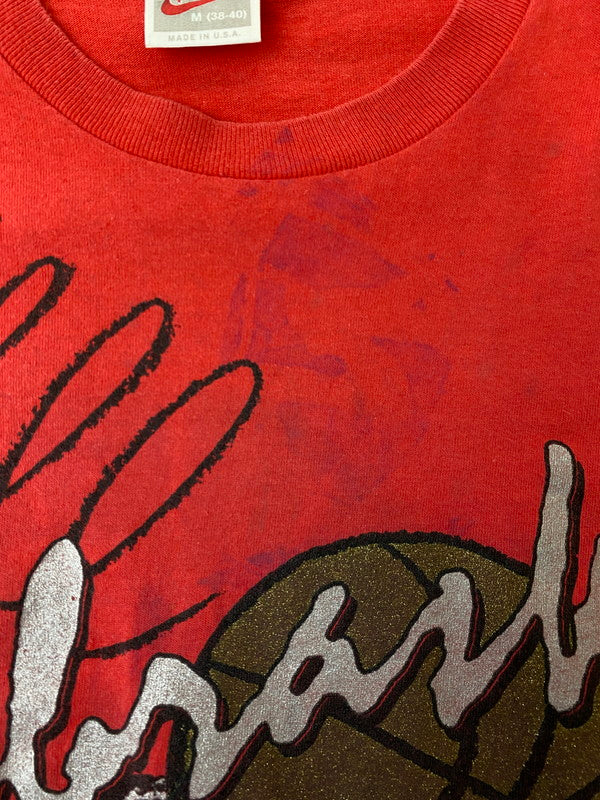 【現状渡し品】【メンズ】 NIKE ナイキ 90S OUR 75TH YEAR TEE Tシャツ トップス 146-250525-ks-29-min サイズ：M カラー：レッド 万代Net店