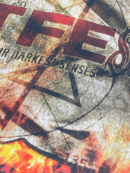 【現状渡し品】【メンズ】 SLIPKNOT スリップノット ”KNOTFEST 2012” TEE ショートスリーブ 146-250524-AS-42-min サイズ：M カラー：ブラック 万代Net店