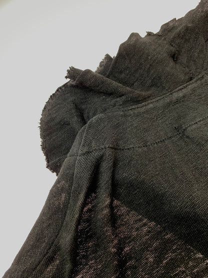 【中古品】【レディース】 tricot COMME des GARCONS トリココムデギャルソン FRILL CARDIGAN フリルカーディガン 170-250524-AS-11-min カラー：ブラック 万代Net店