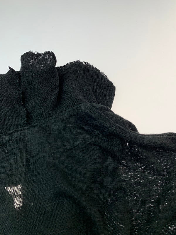 【中古品】【レディース】 tricot COMME des GARCONS トリココムデギャルソン FRILL CARDIGAN フリルカーディガン 170-250524-AS-11-min カラー：ブラック 万代Net店