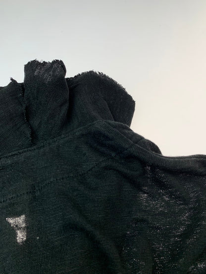 【中古品】【レディース】 tricot COMME des GARCONS トリココムデギャルソン FRILL CARDIGAN フリルカーディガン 170-250524-AS-11-min カラー：ブラック 万代Net店