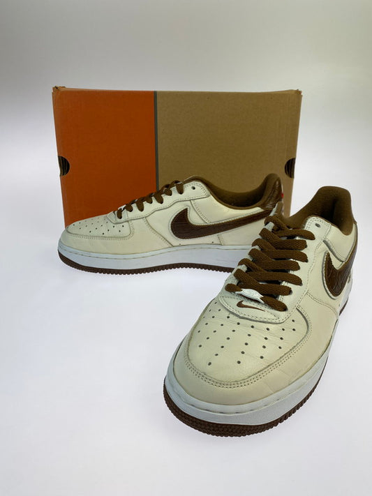 【中古品】【メンズ】 NIKE ナイキ 306509-121 03年製 AIR FORCE 1 LOW NYC 靴 シューズ スニーカー 160-250526-AS-37-min サイズ：27.5cm カラー：WHITE/BISON-VARSITY RED 万代Net店