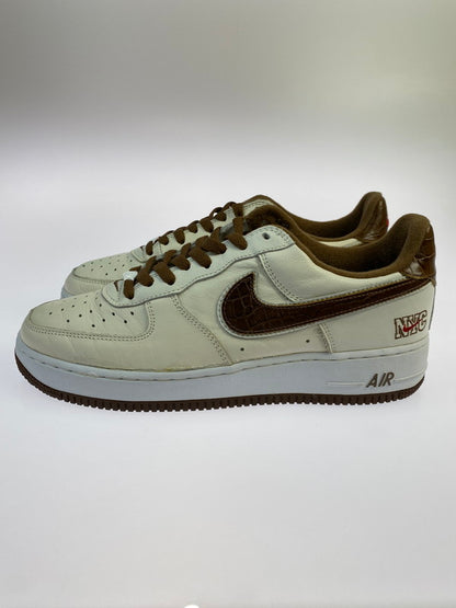 【中古品】【メンズ】 NIKE ナイキ 306509-121 03年製 AIR FORCE 1 LOW NYC 靴 シューズ スニーカー 160-250526-AS-37-min サイズ：27.5cm カラー：WHITE/BISON-VARSITY RED 万代Net店