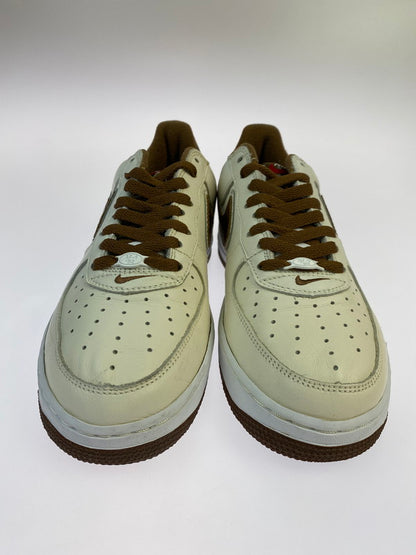 【中古品】【メンズ】 NIKE ナイキ 306509-121 03年製 AIR FORCE 1 LOW NYC 靴 シューズ スニーカー 160-250526-AS-37-min サイズ：27.5cm カラー：WHITE/BISON-VARSITY RED 万代Net店