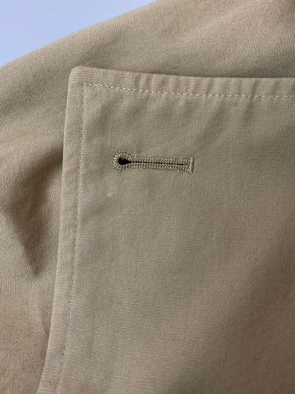 【中古品】【レディース】 LAUREN RALPH LAUREN 80's TRENCH COAT ローレン ラルフ ローレン 80年代 ライナー付きロングトレンチコート 緑タグ アウター 169-251213-yn-26-min サイズ：12 カラー：ベージュ 万代Net店