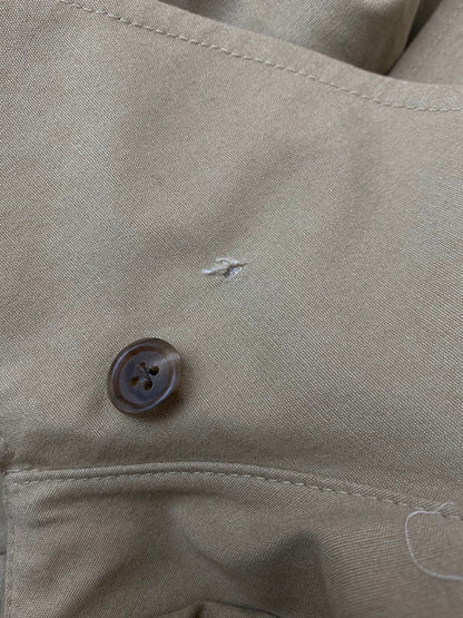 【中古品】【レディース】 LAUREN RALPH LAUREN 80's TRENCH COAT ローレン ラルフ ローレン 80年代 ライナー付きロングトレンチコート 緑タグ アウター 169-251213-yn-26-min サイズ：12 カラー：ベージュ 万代Net店