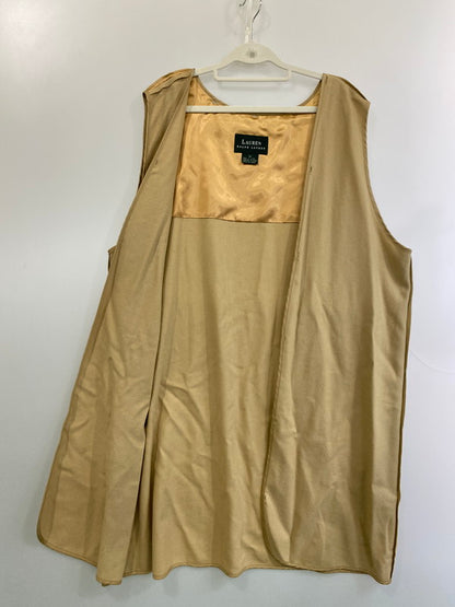 【中古品】【レディース】 LAUREN RALPH LAUREN 80's TRENCH COAT ローレン ラルフ ローレン 80年代 ライナー付きロングトレンチコート 緑タグ アウター 169-251213-yn-26-min サイズ：12 カラー：ベージュ 万代Net店
