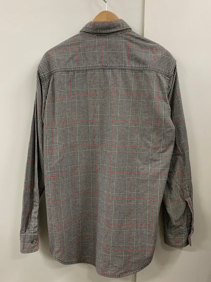 【中古品】【メンズ】 Eddie Bauer エディー・バウアー 80S USA製 FLANNEL LS SHIRT フランネルシャツ ロングスリーブ 146-250527-AS-42-min カラー：グレー系 万代Net店