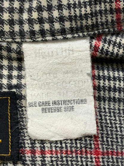 【中古品】【メンズ】 Eddie Bauer エディー・バウアー 80S USA製 FLANNEL LS SHIRT フランネルシャツ ロングスリーブ 146-250527-AS-42-min カラー：グレー系 万代Net店