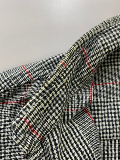 【中古品】【メンズ】 Eddie Bauer エディー・バウアー 80S USA製 FLANNEL LS SHIRT フランネルシャツ ロングスリーブ 146-250527-AS-42-min カラー：グレー系 万代Net店