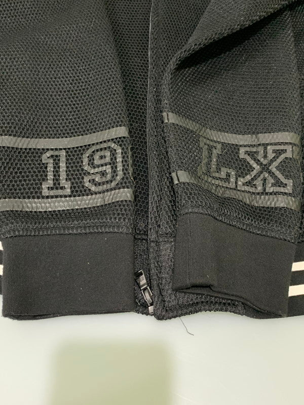 【中古品】【メンズ】 NBA NETS LS MESH FULL ZIP JACKET メッシュ フルジップジャケット 146-250609-ks-50-min サイズ：L カラー：ブラック 万代Net店