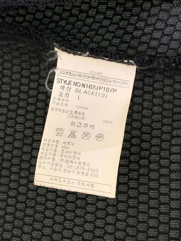 【中古品】【メンズ】 NBA NETS LS MESH FULL ZIP JACKET メッシュ フルジップジャケット 146-250609-ks-50-min サイズ：L カラー：ブラック 万代Net店