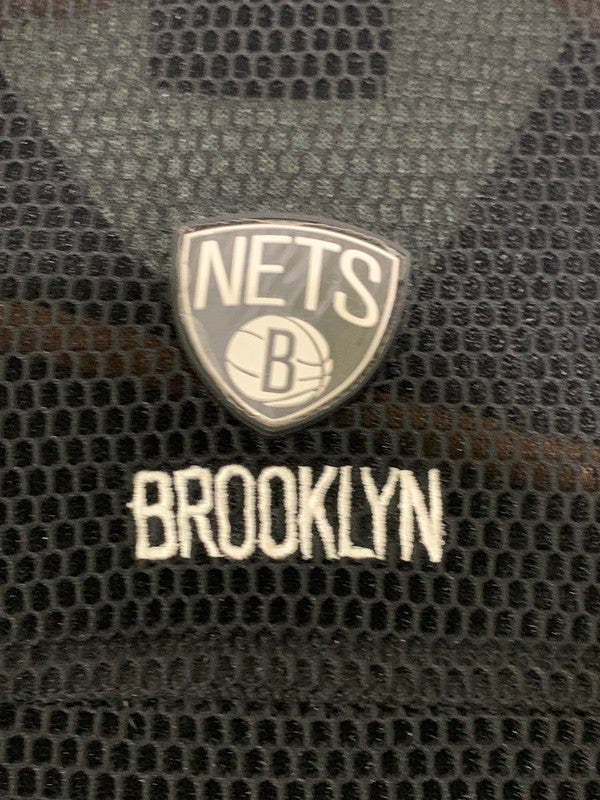 【中古品】【メンズ】 NBA NETS LS MESH FULL ZIP JACKET メッシュ フルジップジャケット 146-250609-ks-50-min サイズ：L カラー：ブラック 万代Net店