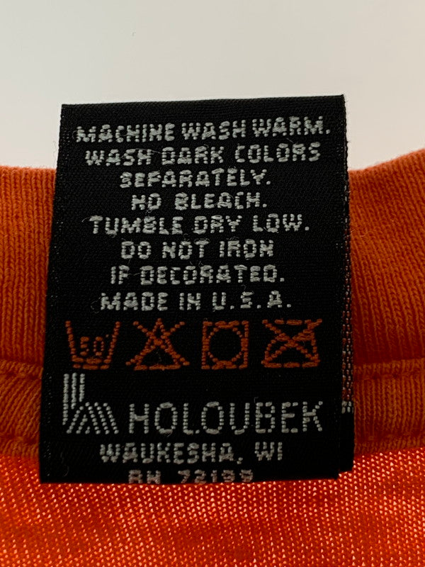 【現状渡し品】【メンズ】 HARLEY DAVIDSON ハーレーダビッドソン ファイヤーパターン LS PRINT TEE ロングスリーブ 146-250524-AS-22-min サイズ：XXL カラー：オレンジ 万代Net店