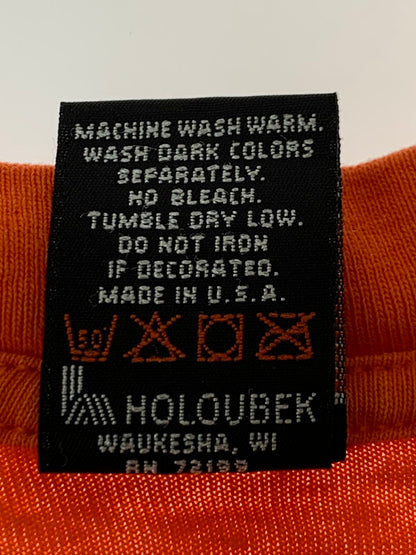 【現状渡し品】【メンズ】 HARLEY DAVIDSON ハーレーダビッドソン ファイヤーパターン LS PRINT TEE ロングスリーブ 146-250524-AS-22-min サイズ：XXL カラー：オレンジ 万代Net店