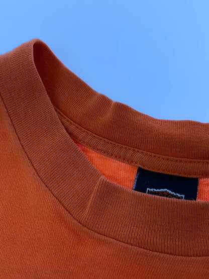 【現状渡し品】【メンズ】 HARLEY DAVIDSON ハーレーダビッドソン ファイヤーパターン LS PRINT TEE ロングスリーブ 146-250524-AS-22-min サイズ：XXL カラー：オレンジ 万代Net店