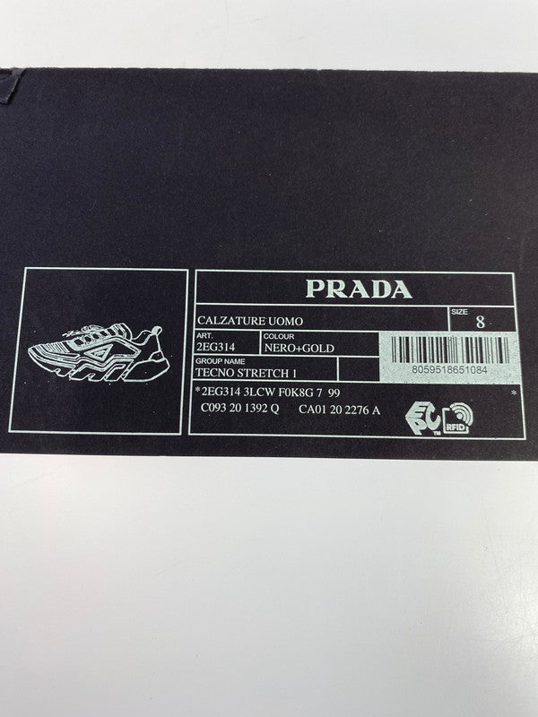 【現状渡し品】【メンズ】 2EG314 TECNO STRETCH 1 FABRIC SNEAKER 靴 シューズ スニーカー 162-250603-AS-34-min サイズ：8 カラー：ブラック 万代Net店