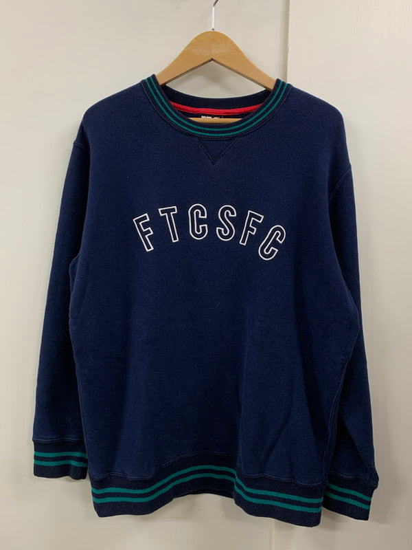【中古品】【メンズ】 FTC エフティーシー FTCSFC LOGO CREW NECK スウェット トレーナー 142-250527-AS-35-min サイズ：M カラー：ブラック 万代Net店
