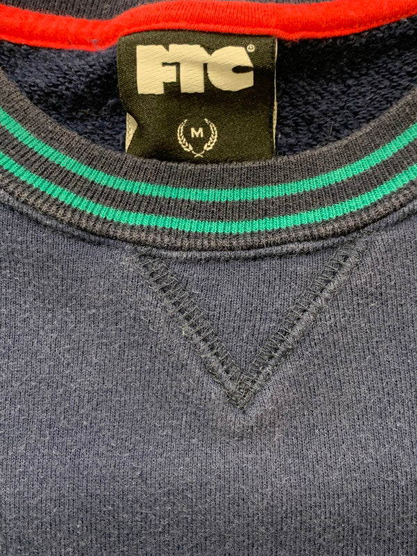 【中古品】【メンズ】 FTC エフティーシー FTCSFC LOGO CREW NECK スウェット トレーナー 142-250527-AS-35-min サイズ：M カラー：ブラック 万代Net店
