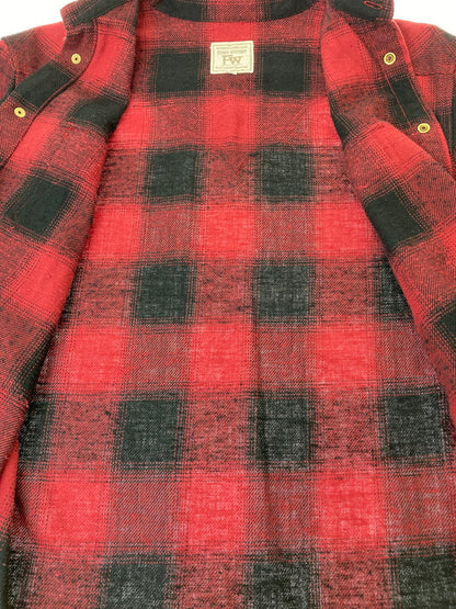 【中古品】【メンズ】 FUNNY ORIGINAL ファニーオリジナル LS ウエスタンシャツ ロングスリーブ 145-250617-AS-44-min サイズ：M カラー：レッド/ブラック 万代Net店