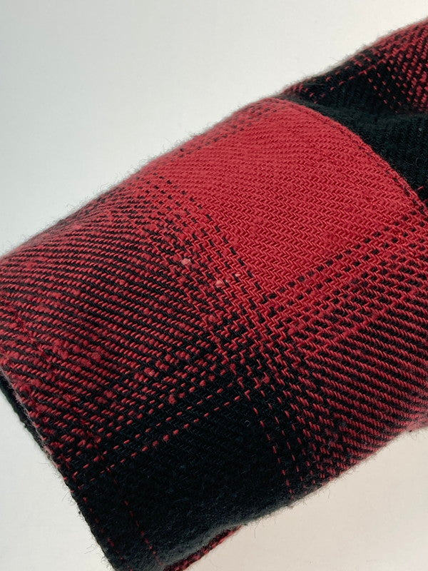 【中古品】【メンズ】 FUNNY ORIGINAL ファニーオリジナル LS ウエスタンシャツ ロングスリーブ 145-250617-AS-44-min サイズ：M カラー：レッド/ブラック 万代Net店