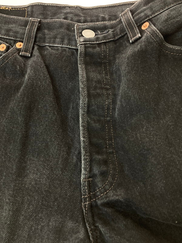 【中古品】【レディース】 Levi's リーバイス 501 DENIM PANTS 6501-0660 99年8月製造 190刻印 デニムパンツ レディース ジーパン ジーンズ 171-250529-em-17-min サイズ：30×32 カラー：ブラック 万代Net店