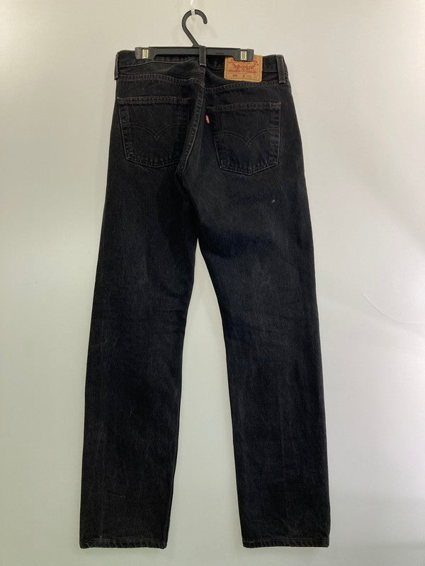 【中古品】【レディース】 Levi's リーバイス 501 DENIM PANTS 6501-0660 99年8月製造 190刻印 デニムパンツ レディース ジーパン ジーンズ 171-250529-em-17-min サイズ：30×32 カラー：ブラック 万代Net店