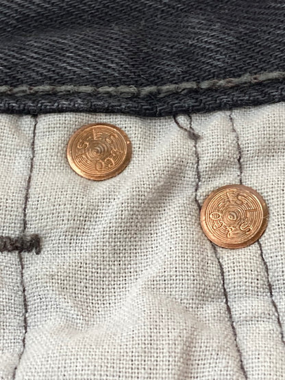 【中古品】【レディース】 Levi's リーバイス 501 DENIM PANTS 6501-0660 99年8月製造 190刻印 デニムパンツ レディース ジーパン ジーンズ 171-250529-em-17-min サイズ：30×32 カラー：ブラック 万代Net店