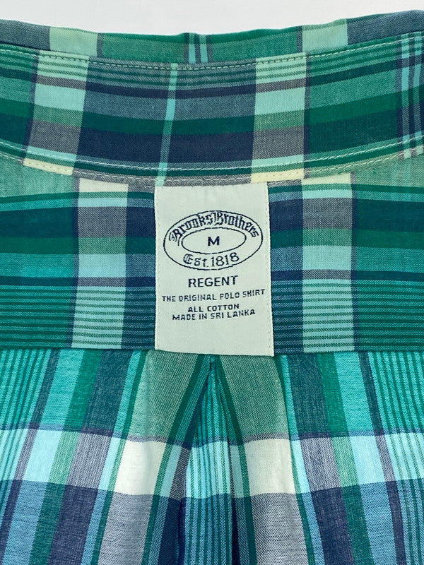 【中古品】【メンズ】 Brooks Brothers ブルックスブラザーズ REGENT CHECK SHIRT チェックシャツ ロングスリーブ 146-250726-AS-1-min サイズ：N カラー：グリーン系 万代Net店