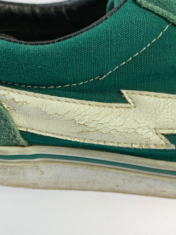 【現状渡し品】【メンズ】 REVENGE STORM リベンジストーム LOW CUT SNEAKER 靴 シューズ スニーカー 163-250603-AS-10-min サイズ：US8 カラー：グリーン/ホワイト系 万代Net店