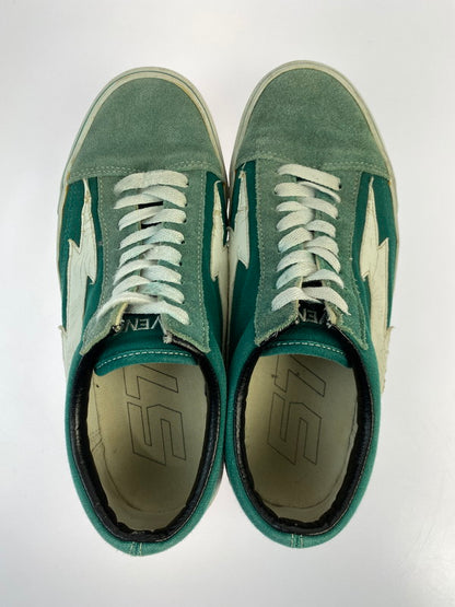 【現状渡し品】【メンズ】 REVENGE STORM リベンジストーム LOW CUT SNEAKER 靴 シューズ スニーカー 163-250603-AS-10-min サイズ：US8 カラー：グリーン/ホワイト系 万代Net店