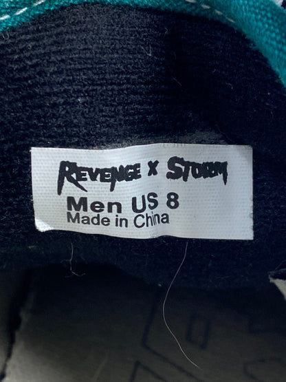 【現状渡し品】【メンズ】 REVENGE STORM リベンジストーム LOW CUT SNEAKER 靴 シューズ スニーカー 163-250603-AS-10-min サイズ：US8 カラー：グリーン/ホワイト系 万代Net店