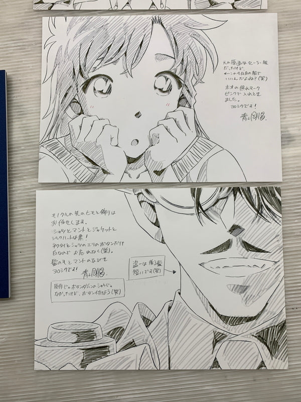 【中古品】 名探偵コナン 100万ドルの五稜星 限定盤特典 卓上複製原画 052-260507-hu-05-min 万代Net店