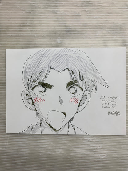 【中古品】 名探偵コナン 100万ドルの五稜星 限定盤特典 卓上複製原画 052-260507-hu-05-min 万代Net店