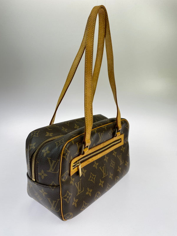 【中古品】【メンズ/レディース】 LOUIS VUITTON ルイ・ヴィトン シテMM ショルダーバッグ M51182 モノグラム レディース バッグ 鞄 カバン ファスナー 179-250527-em-02-min カラー：ブラウン系（モノグラム） 万代Net店