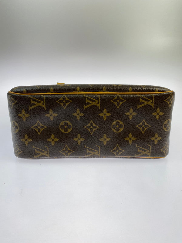 【中古品】【メンズ/レディース】 LOUIS VUITTON ルイ・ヴィトン シテMM ショルダーバッグ M51182 モノグラム レディース バッグ 鞄 カバン ファスナー 179-250527-em-02-min カラー：ブラウン系（モノグラム） 万代Net店