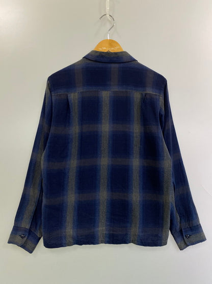 【中古品】【メンズ】 TOWN CRAFT タウンクラフト 60'S復刻 SHADOW CHECK L S SHIRT チェックシャツ 147-250525-ks-27-min サイズ：M カラー：ブルー系 万代Net店