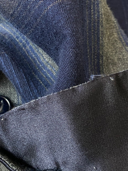 【中古品】【メンズ】 TOWN CRAFT タウンクラフト 60'S復刻 SHADOW CHECK L S SHIRT チェックシャツ 147-250525-ks-27-min サイズ：M カラー：ブルー系 万代Net店