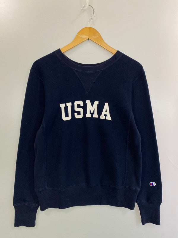 【中古品】【メンズ】 Champion チャンピオン REVERSE WEAVE SWEATSHIRT USMA 復刻 リバースウィーブ スウェット ミリタリー アカデミー トレーナー メンズ 148-250527-em-17-min サイズ：S カラー：ネイビー 万代Net店