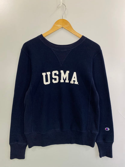 【中古品】【メンズ】 Champion チャンピオン REVERSE WEAVE SWEATSHIRT USMA 復刻 リバースウィーブ スウェット ミリタリー アカデミー トレーナー メンズ 148-250527-em-17-min サイズ：S カラー：ネイビー 万代Net店