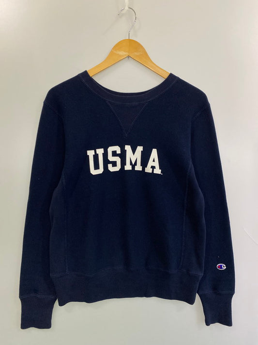 【中古品】【メンズ】 Champion チャンピオン REVERSE WEAVE SWEATSHIRT USMA 復刻 リバースウィーブ スウェット ミリタリー アカデミー トレーナー メンズ 148-250527-em-17-min サイズ：S カラー：ネイビー 万代Net店