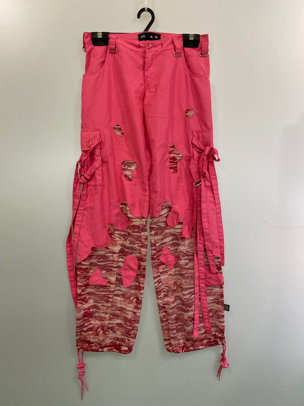 【現状渡し品】【メンズ】 ILLIG イリグ PARACHUTE PANTS パラシュートパンツ 157-250525-ks-03-min サイズ：XS カラー：ピンク 万代Net店