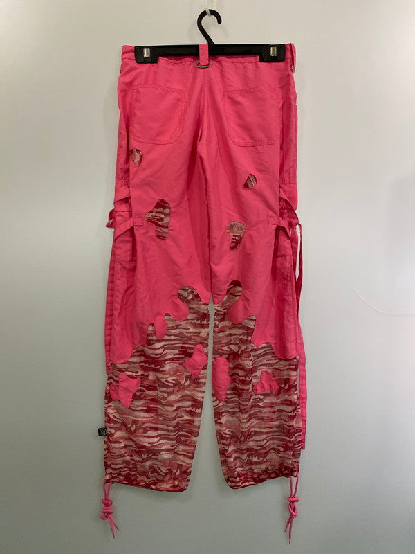 【現状渡し品】【メンズ】 ILLIG イリグ PARACHUTE PANTS パラシュートパンツ 157-250525-ks-03-min サイズ：XS カラー：ピンク 万代Net店