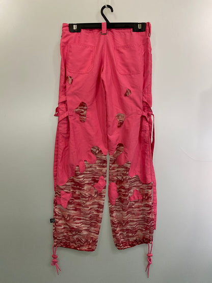 【現状渡し品】【メンズ】 ILLIG イリグ PARACHUTE PANTS パラシュートパンツ 157-250525-ks-03-min サイズ：XS カラー：ピンク 万代Net店